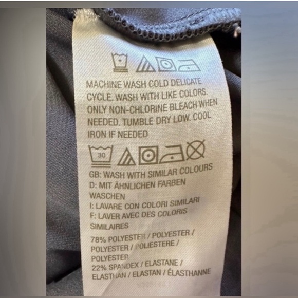 Ruched Waist Leggings - 3XP/3X - Gray -MIND BODY LOVE- Yoga, Workout, Exercise - Picture 12 of 14